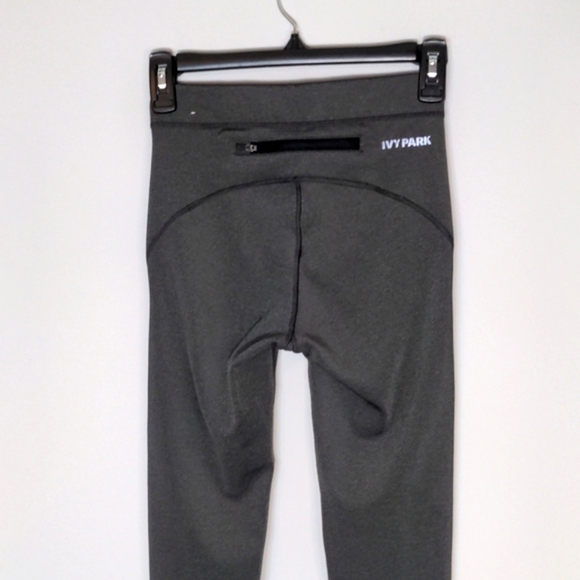 Ivy Park High Rise Sculpted Work Out Legging Full Length Gray Quick Dry Size XXS - Picture 8 of 16